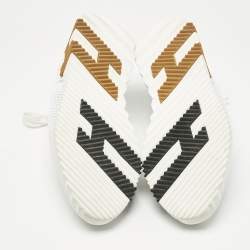 مملوكة مسبقًا حذاء رياضي هيرمس Bouncing شبك أبيض وألكنترا مقاس 39.5