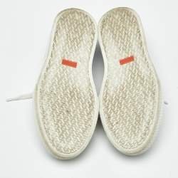 Pre Owned Hermes Black Leather Day Low Top Sneakers Size 36