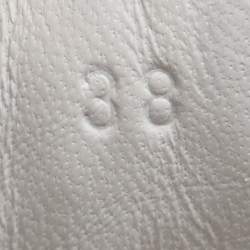 Pre Owned Hermes White Leather Daydream High Top Sneakers Size 38