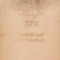 Pre Owned صندل هيرمس أوران جلد سحلية وردي مسطح مقاس 37.5