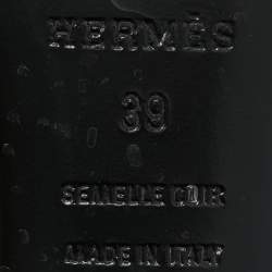 Pre Owned Hermes Tricolor Suede Ankle Length Boots Size 39