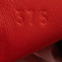 Pre Owned Hermes White Leather Deep Low Top Sneakers Size 37.5