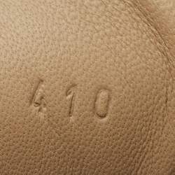 Pre Owned Hermès White/Blue Leather Quicker Lace Up Sneakers Size 41