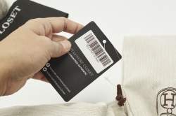 Pre Owned Hermes Oran Size 41 Orange Canvas and Leather Slide Sandals