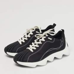 مملوكة مسبقًا حذاء رياضي هيرمس Envol كانفاس وجلد سويدي أسود منخفض من أعلى مقاس 39