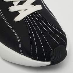 مملوكة مسبقًا حذاء رياضي هيرمس Envol كانفاس وجلد سويدي أسود منخفض من أعلى مقاس 39