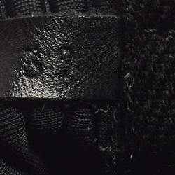 مملوكة مسبقًا حذاء بوت كاحل هيرمس سان جيرمان جلد أسود كعب سميك مقاس 39 