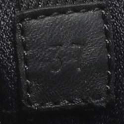 مملوكة مسبقًا Hermes Impulse Size 37 Black Leather and Satin Low Top Sneakers