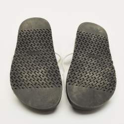 Pre Owned Hermes Edith Size 41 White Leather Flat Sandals