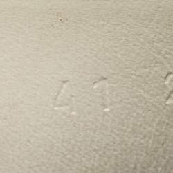 Pre Owned Hermes Edith Size 41 White Leather Flat Sandals