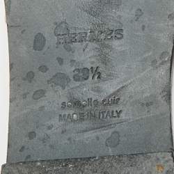 مملوكة مسبقًا Hermes Oran Size 39.5 Two Tone Leather Flat Sandals