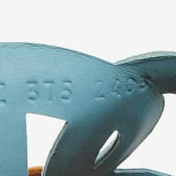 Pre Owned صندل هيرمس سحاب شمواه أزرق مقاس إكسترا 37.5