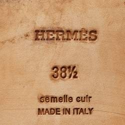 مملوكة مسبقًا حذاء بوت ركوب هيَرْمِس جِلْد أسود مقاس 38.5