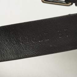 مملوكة مسبقًا Hermes Galaxy Size 37 Black Leather Wedge Sandals