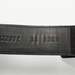 Pre Owned صندل سلايد هيرمس تشيبري سويدي بني/أسود مسطح مقاس 38