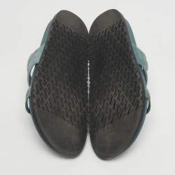 مملوكة مسبقًا صندل هيرمس إكسترا فلات جلد أسود مقاس 36.5