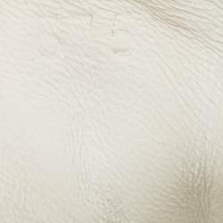 مملوكة مسبقًا Hermes Day Size 37.5 Grey/White Leather and Suede Lace Up Sneakers