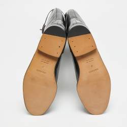 Pre Owned Hermès H Jumping Size 37 Black Leather Knee Length Boots