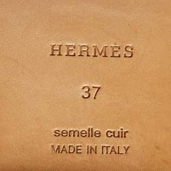 Pre Owned Hermès H Jumping Size 37 Black Leather Knee Length Boots