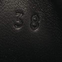 Pre Owned Hermès Trail Size 38 Black Leather Low Top Sneakers