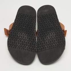 مملوكة مسبقًا صندل هيرمس سويبري سويدي أزرق كحلي مقاس 38.5