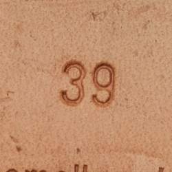 مملوكة مسبقًا صندل سلايد هيرمس أوران جلد برتقالي مقاس 39