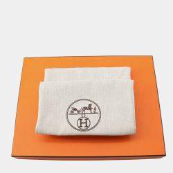 مملوكة مسبقًا Hermes Clement Mocassins Beige Galet Calf Leather Size 38 1/2