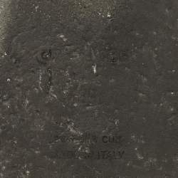 مملوكة مسبقًا Hermes Oran Size 39 Black Leather Flat Slide