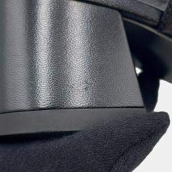 مملوكة مسبقًا حذاء كعب عالي هيرمس جاكي 50 جلد أسود مقاس 36H