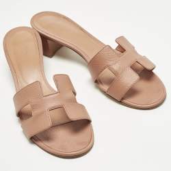 Pre Owned صندل هيرميس أويزيس جلد أرج واني مقاس 41