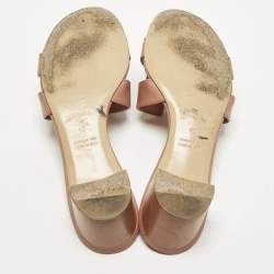 Pre Owned صندل هيرميس أويزيس جلد أرجواني مقاس 41