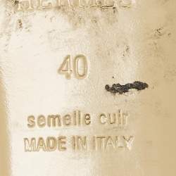 Pre Owned صندل هيرميس أويزيس جلد أرجواني مقاس 41