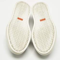 Pre Owned حذاء رياضي هيرمس داي جلد أسود بعنق منخفض مقاس 38