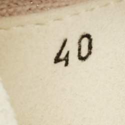 Pre Owned حذاء رياضي هيرمس سي-أديكت قماش محاك جلد متعدد الألوان مقاس 40