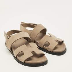 مملوكة مسبقًا صندل هيرمس سويبري سويدي أزرق كحلي مقاس 38.5