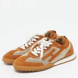 مملوكة مسبقًا حذاء رياضي هيرمس جت سويدي رمادي برباط مقاس 40