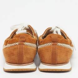 مملوكة مسبقًا حذاء رياضي هيرمس جت سويدي رمادي برباط مقاس 40