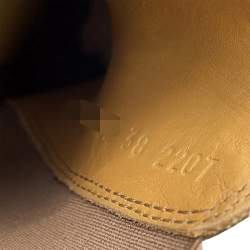 Pre Owned Hermes Forever Side Gore Boots Brown Suede Size 38