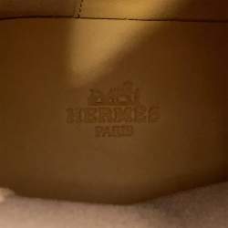 Pre Owned Hermes Forever Side Gore Boots Brown Suede Size 38