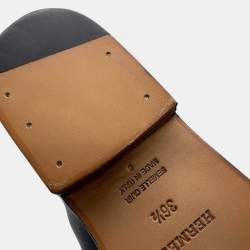 Pre Owned Hermes Jumping Long Boots Black Leather Size 36H