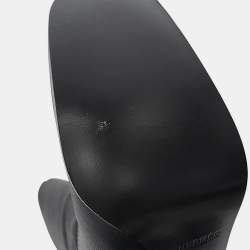 Pre Owned Hermes Boots Furre 60 Black Leather Size 38