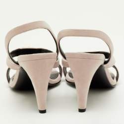 مملوكة مسبقًا صندل هيرميس نعال خلفية غلامور شامواه زهري فاتح مقاس 40