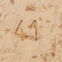 Pre Owned Hermes Oran Size 41 Yellow Ostrich Leather Flat Slide Sandals