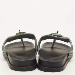 مملوكة مسبقًا Hermès Empire Size 40 Blue Suede Flat Thong Sandals