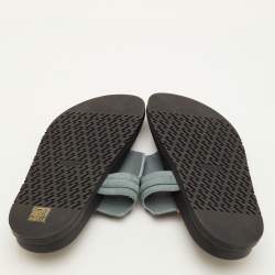 مملوكة مسبقًا Hermès Empire Size 40 Blue Suede Flat Thong Sandals