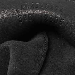 Pre Owned Hermes hemisphere Size 38 Black Leather and Suede Ankle Length Boots