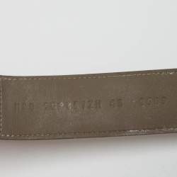 مملوكة مسبقًا Hermes Chypre Size 43 Grey Leather Flat Sandals