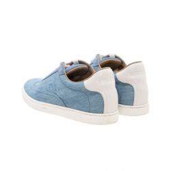Hermes Blue Light Denim Sneakers Size 37