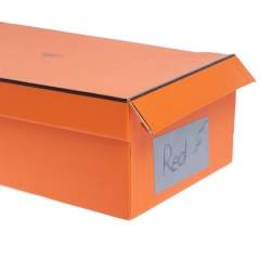 Pre Owned Hermes Brown Leather Oran Block Heel Sandals Size 39