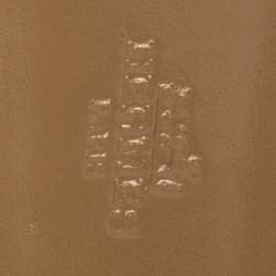 مملوكة مسبقًا Hermes Brown Leather Chaine d'Ancre Slide Sandals Size 39